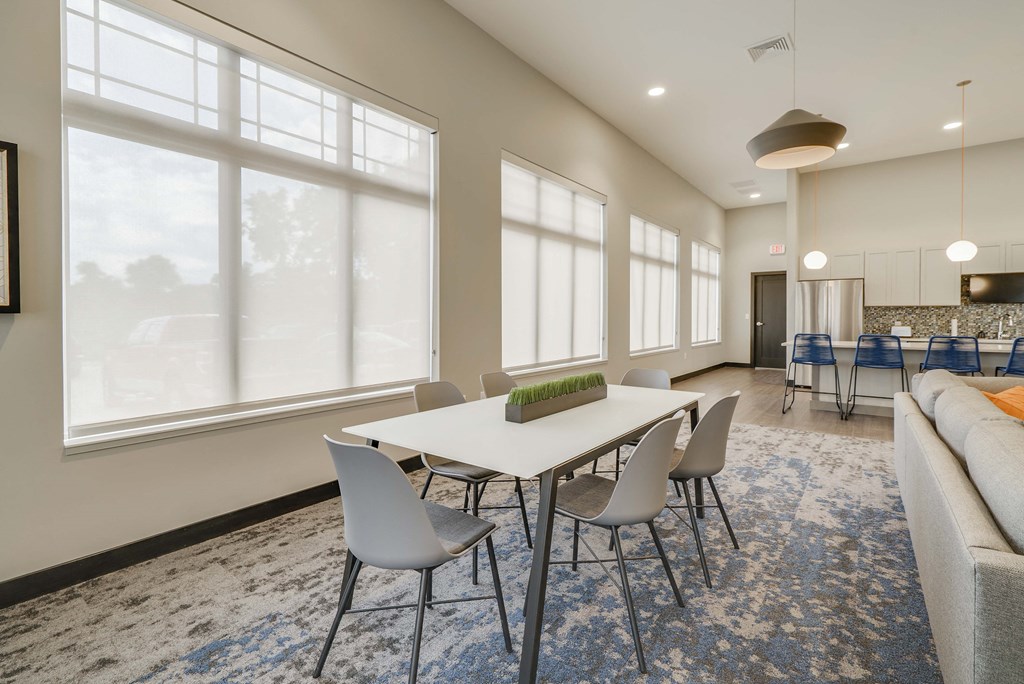 Table seating in the clubhouse at The Flats at Shadow Creek
