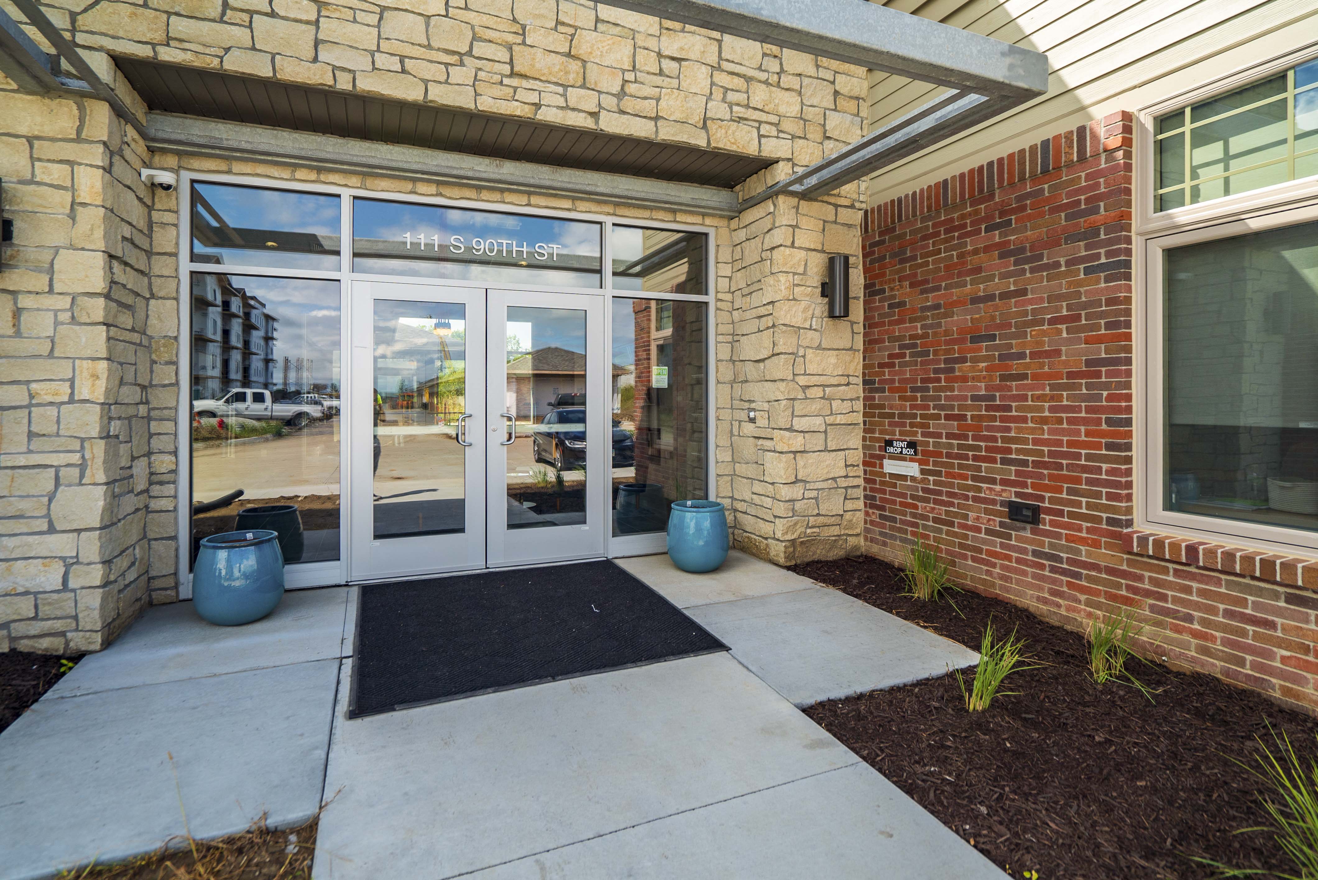 The clubhouse at The Flats at Shadow Creek new luxury apartments in east Lincoln NE 68520