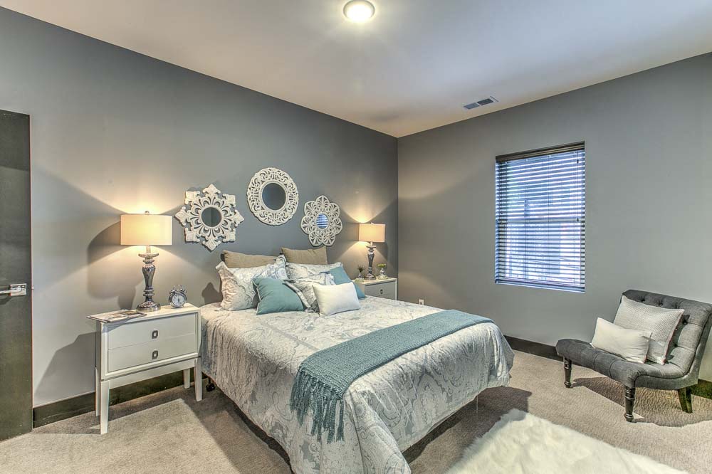 Beautiful furnished bedroom at The Helen