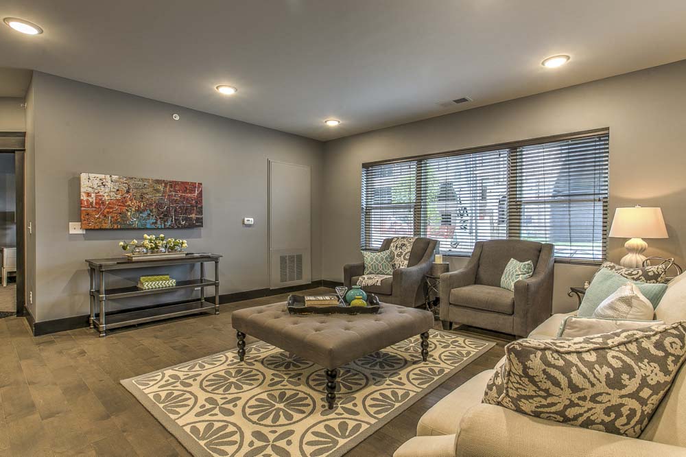 Beautiful furnished living room at The Helen