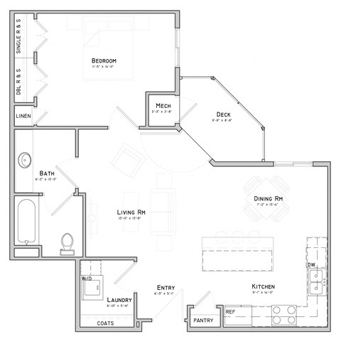 a floor plan of a home