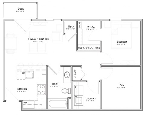 a floor plan of a home