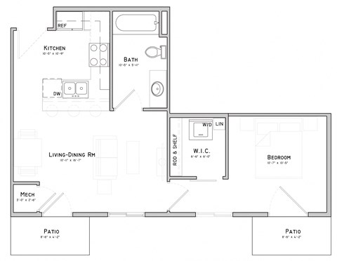 a floor plan of a home