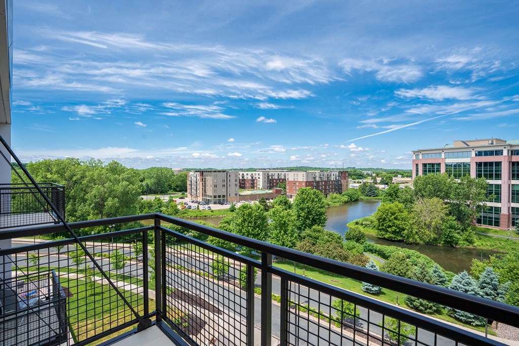 Balcony view at The Preserve and Normandale Lake