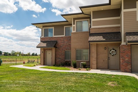 Villa building with private entrances