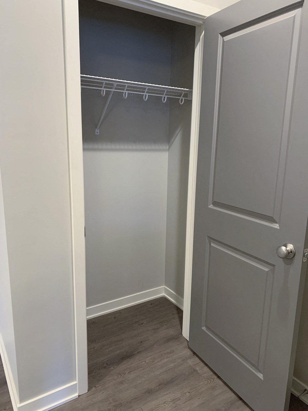 Closet with ample storage space at the villas at mahoney park