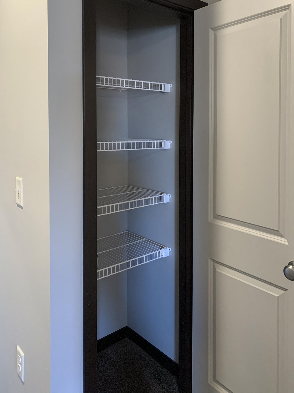 storage closet with ample shelving space