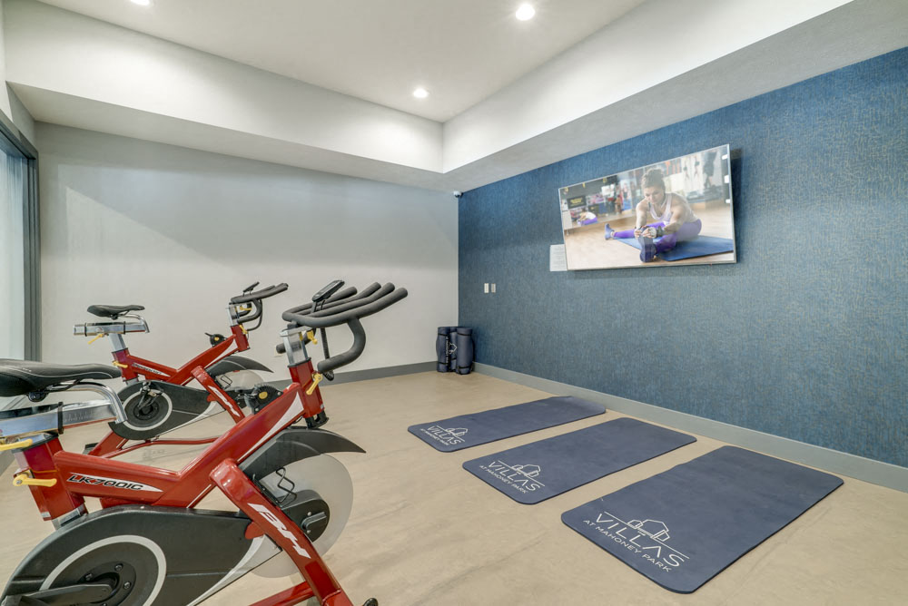 yoga and spin studio at The Villas at Mahoney Park