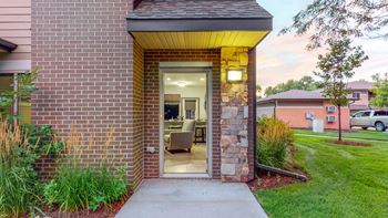 All homes feature private entrances at The Villas at Wilderness Ridge