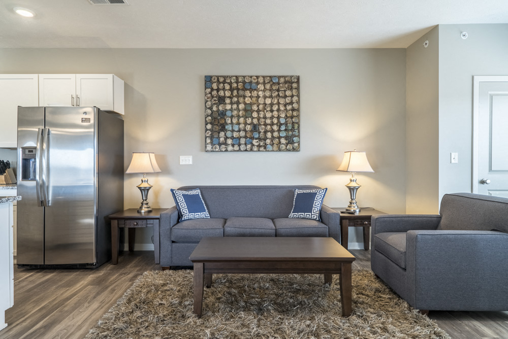 Living space at The Villas at Mahoney Park