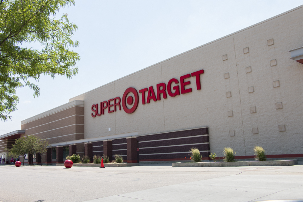 Exterior view of Super Target near WH Flats luxury apartments in south Lincoln NE 68516