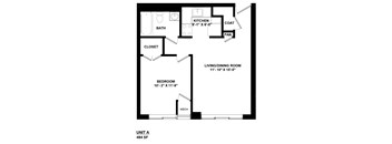 a floor plan of a small house