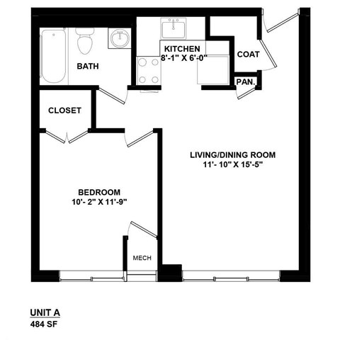 a floor plan of a small house