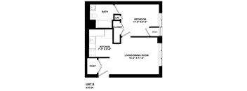 a floor plan of a small house