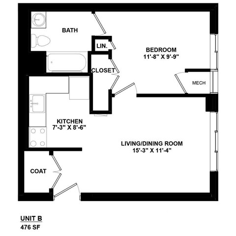 a floor plan of a small house