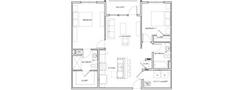 2 Bedroom Type B w/Porch