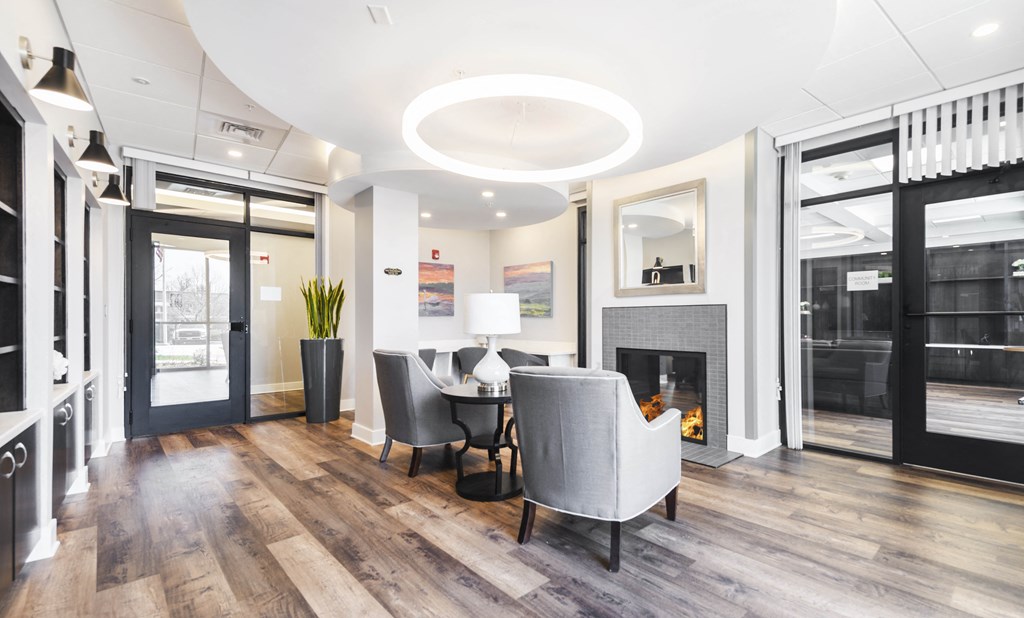 the lobby at 353 sacramento street