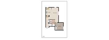 a floor plan of a two bedroom apartment with den and bathroom