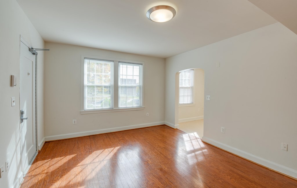 Living room hardwood floors