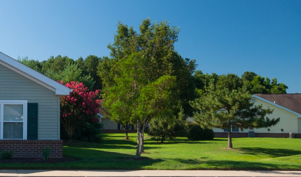 community exterior cottages and landscaping