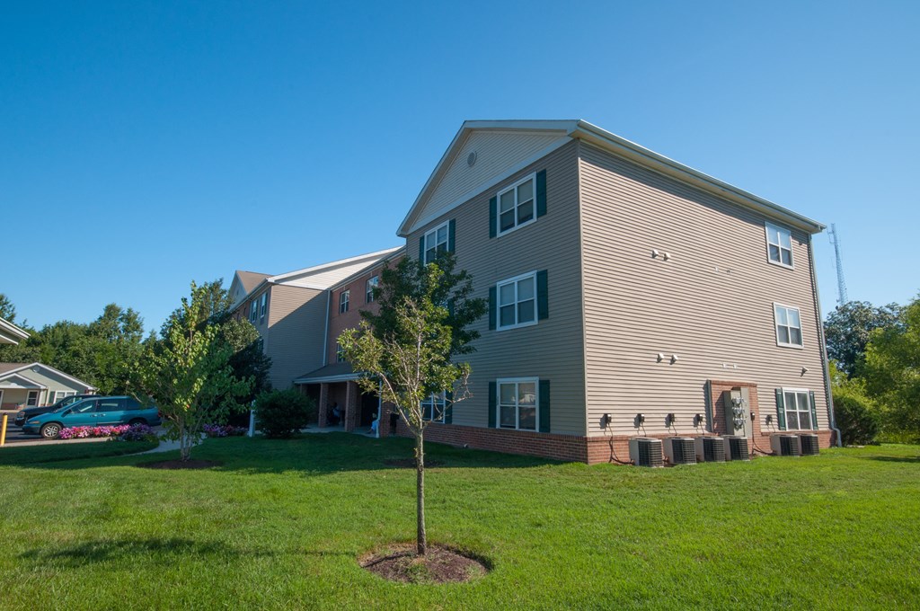 exterior apartment building