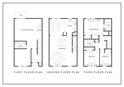 floor plan of the third floor