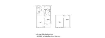 1 Bedroom- Iron Hall