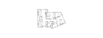 a black and white floor plan of a residence
