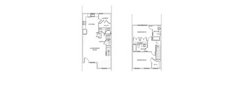 Two bedroom townhome