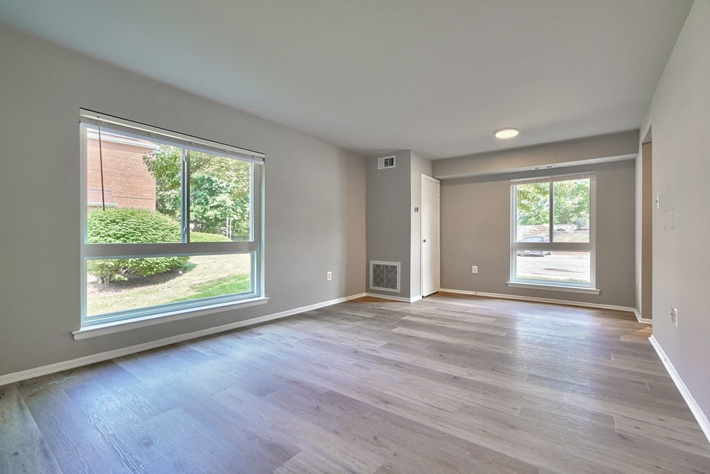 Ample lighting in our living rooms due to our large windows