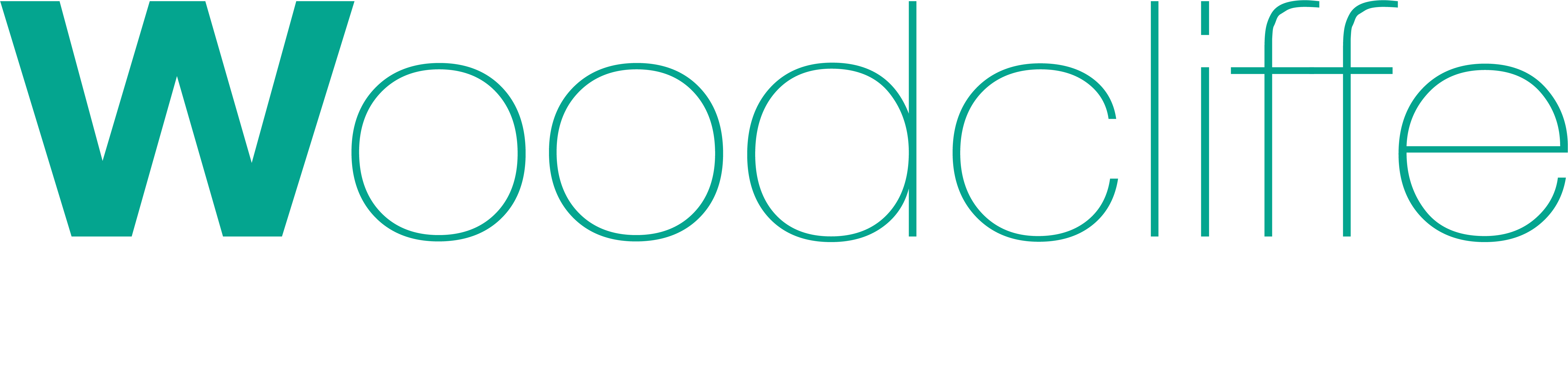The image displays the text "Woodclive Manor" in a stylized font.