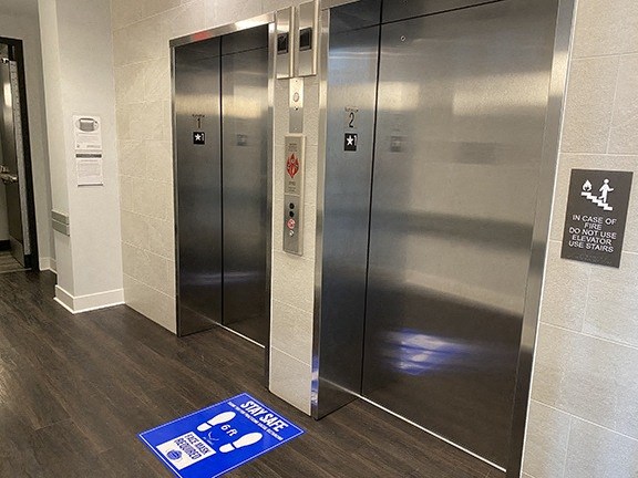 Two elevators