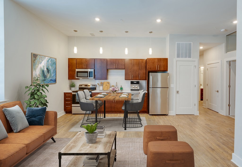 Kitchen Dining Living space Kitchen Dining Living space