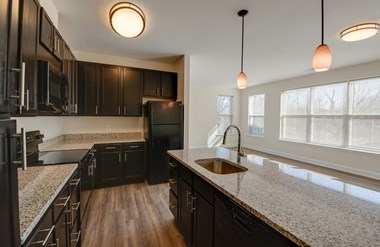 kitchen with breakfast bar