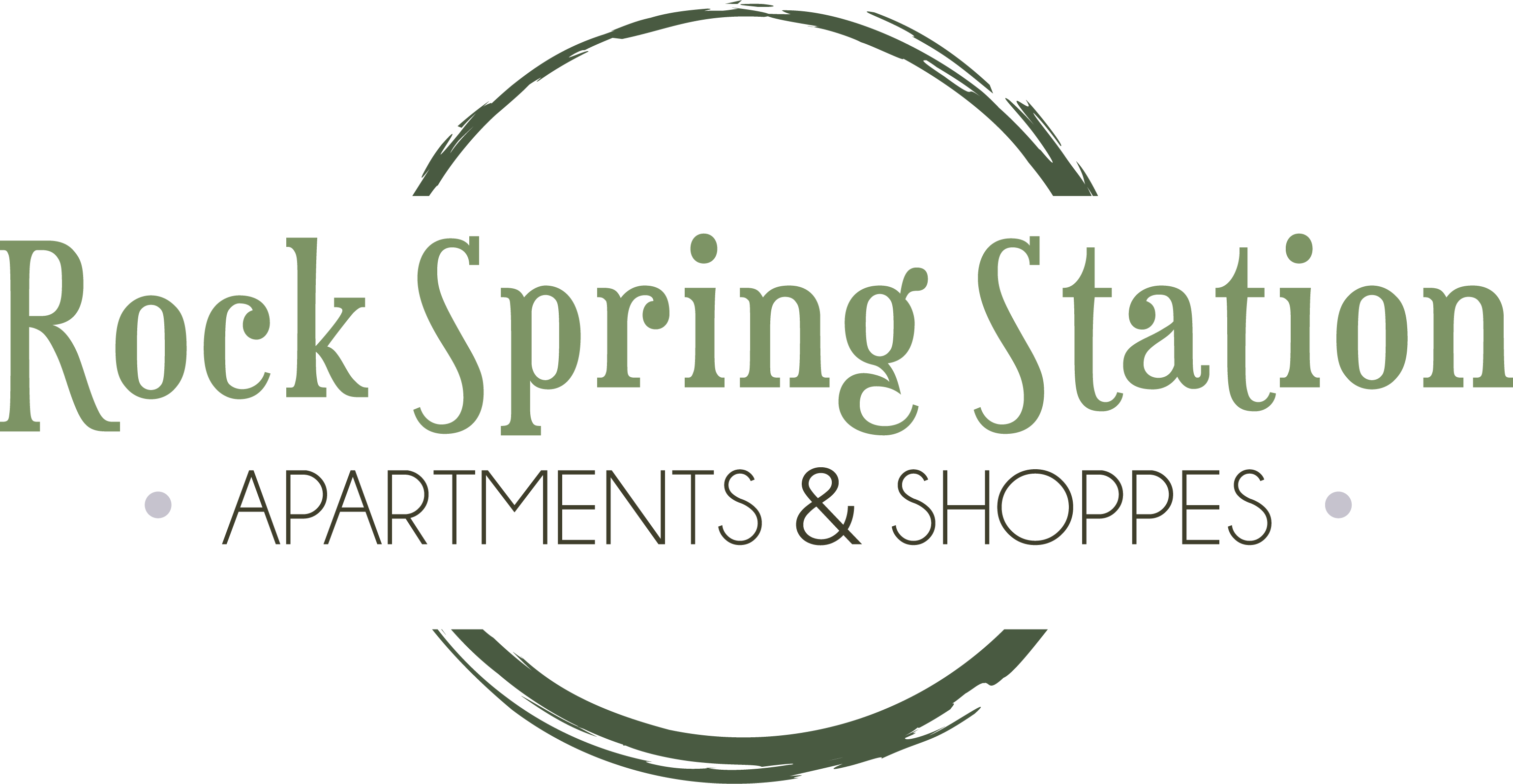 Rock Spring Station is a place that offers apartments and shopping.