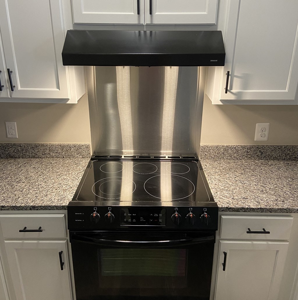 Stove top with overhead