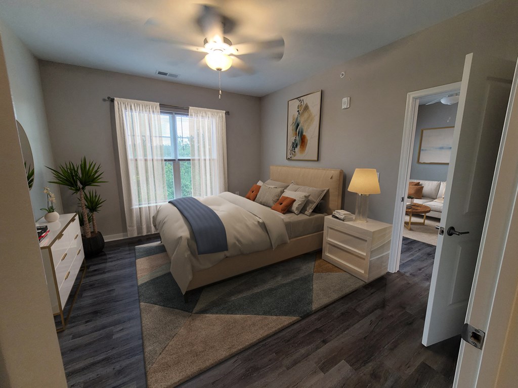 staged bedroom