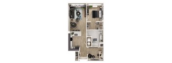 A series of images showing different room layouts.