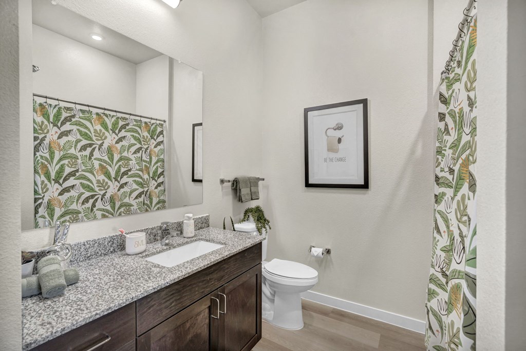 a bathroom with a sink and a toilet