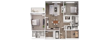 a floor plan of the acadia