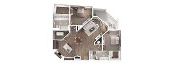 a floor plan image of the cortona in cortona, ca