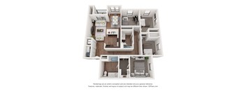 a floor plan of a 1 bedroom floor plan
