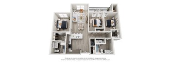 a 1 bedroom floor plan  sierra  2100 sq ft