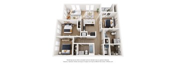 a 3 bedroom floor plan of a 2100 sq ft house
