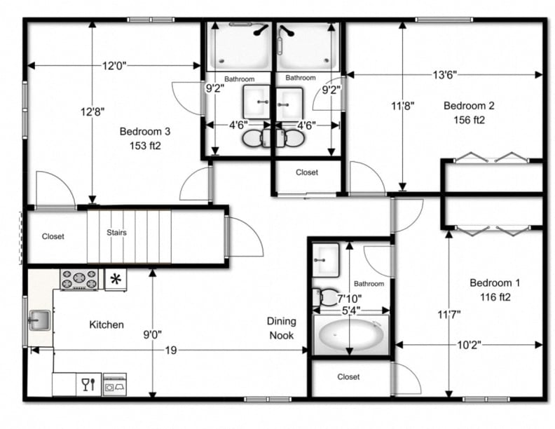1544 Jones Floorplan
