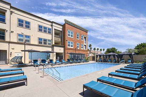 Invigorating Swimming Pool at Citron Apartment Homes, Riverside