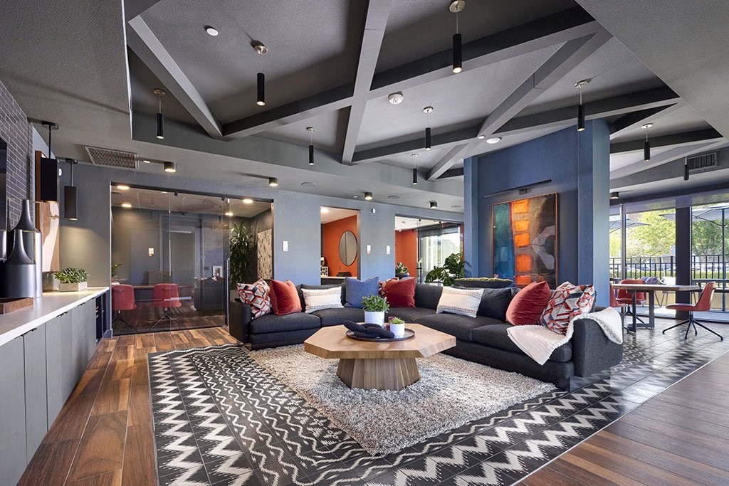Resident Lounge at Citron Apartment Homes, Riverside