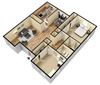 2 Bed and 2 Bath