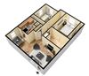 2 Bed and 1 Bath