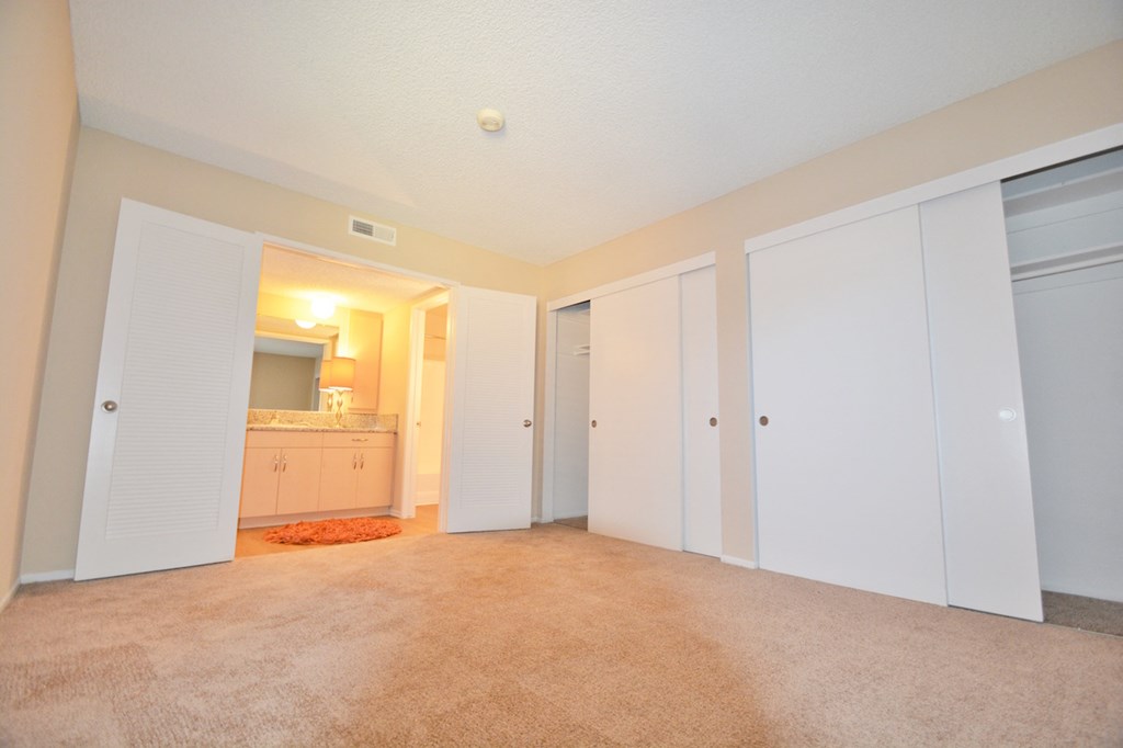 Baywind Apartment Homes Empty Apartment Bedroom & Closet